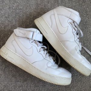 Nike Air Force 1 mid with Velcro strap